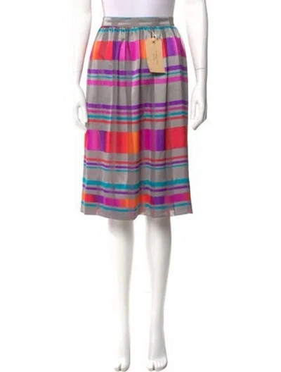 Pre-owned Vintage - Unbranded Vintage Knee-length Skirt In Multi
