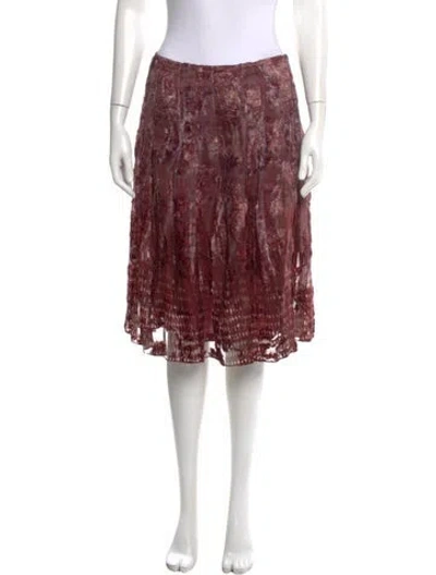 Pre-owned Vintage - Unbranded Vintage Knee-length Skirt In Purple