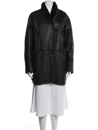 Pre-owned Vintage - Unbranded Vintage Lambskin Jacket In Black
