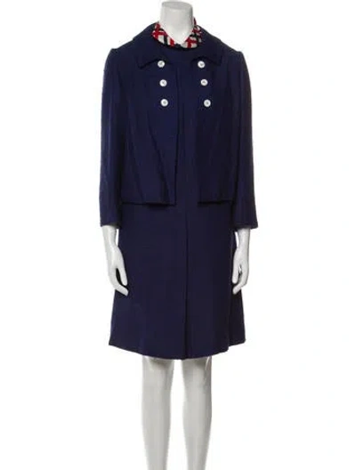 Pre-owned Vintage - Unbranded Vintage Late 1940's - Early 1950's Dress Set In Blue