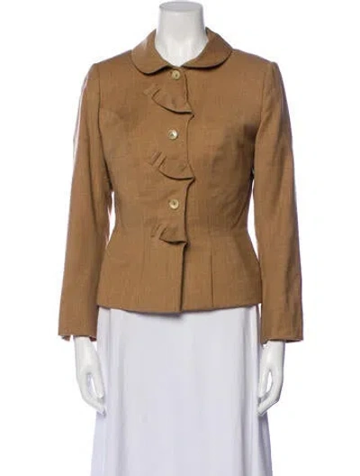 Pre-owned Vintage - Unbranded Vintage Late 1940's - Early 1950's Evening Jacket In Brown