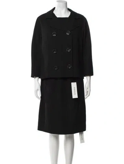 Pre-owned Vintage - Unbranded Vintage Late 1950's - Early 1960's Dress Set In Black