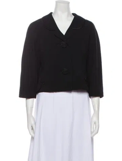Pre-owned Vintage - Unbranded Vintage Late 1950's - Early 1960's Evening Jacket In Black