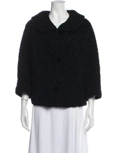 Pre-owned Vintage - Unbranded Vintage Late 1950's - Early 1960's Fur Jacket In Black