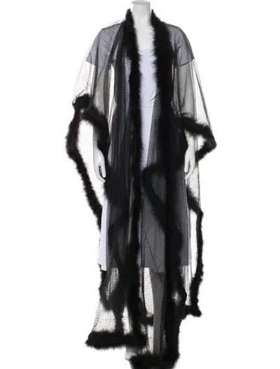 Pre-owned Vintage - Unbranded Vintage Late 1950's - Early 1960's Shawl In Black