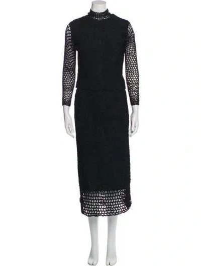 Pre-owned Vintage - Unbranded Vintage Late 1950's - Early 1960's Skirt Set In Black