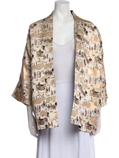 Pre-owned Vintage - Unbranded Vintage Late 1960's - Early 1970's Blazer In Neutral