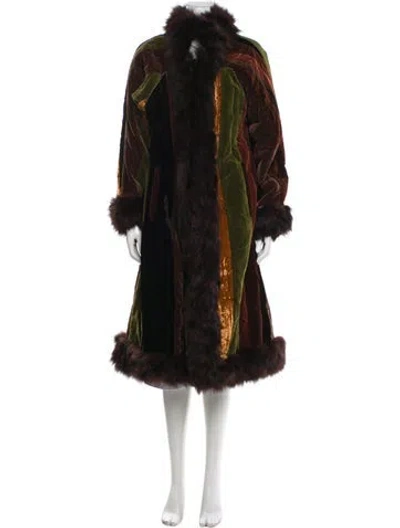 Pre-owned Vintage - Unbranded Vintage Late 1970's - Early 1980's Faux Fur Coat In Brown
