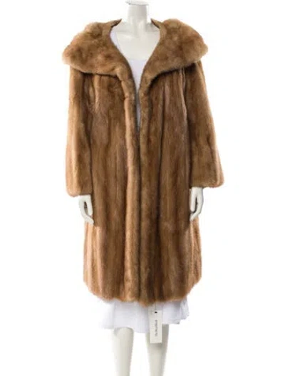 Pre-owned Vintage - Unbranded Vintage Late 1970's - Early 1980's Fur Coat In Brown