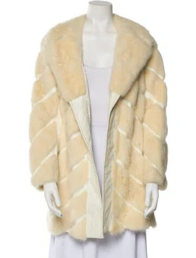 Pre-owned Vintage - Unbranded Vintage Late 1970's - Early 1980's Fur Coat In Neutral
