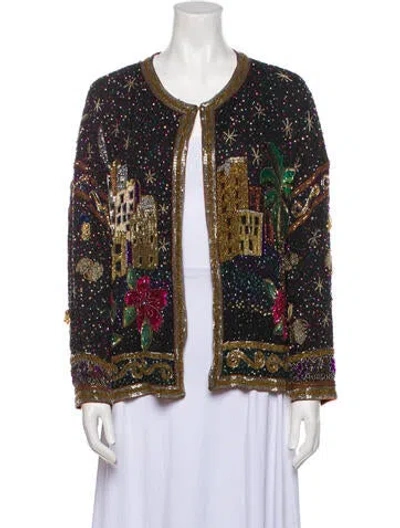 Pre-owned Vintage - Unbranded Vintage Late 1980's - Early 1990's Evening Jacket In Black