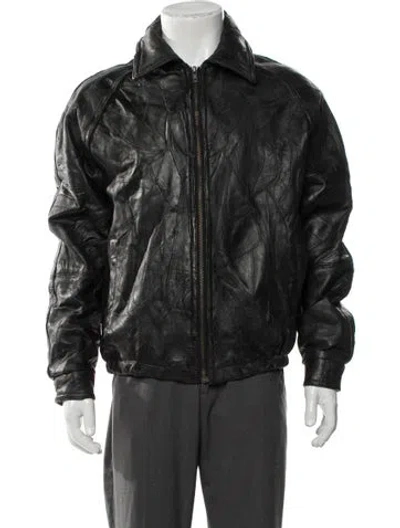Pre-owned Vintage - Unbranded Vintage Late 1980's - Early 1990's Moto Jacket In Black