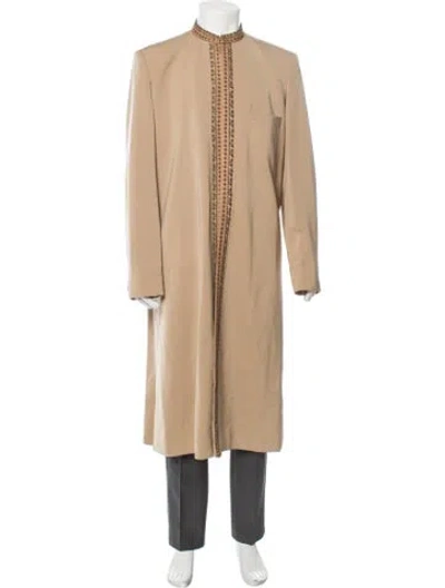 Pre-owned Vintage - Unbranded Vintage Late 1980's - Early 1990's Overcoat In Neutral