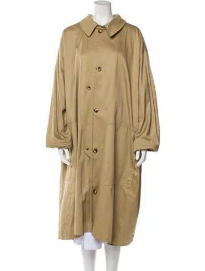 Pre-owned Vintage - Unbranded Vintage Late 1980's - Early 1990's Trench Coat In Brown