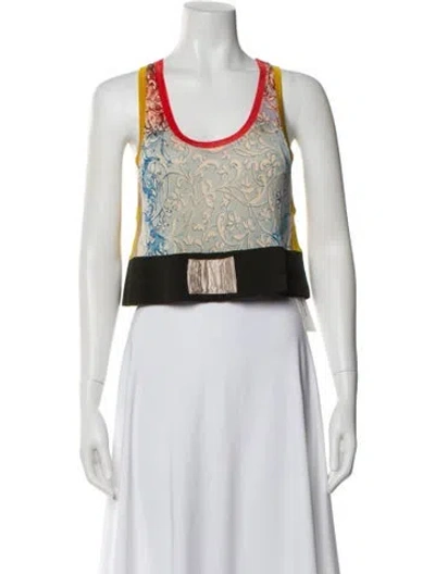 Pre-owned Vintage - Unbranded Vintage Late 1990's - Early 2000's Top In Multi