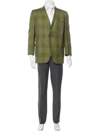Pre-owned Vintage - Unbranded Vintage Lebaron Blazer In Green