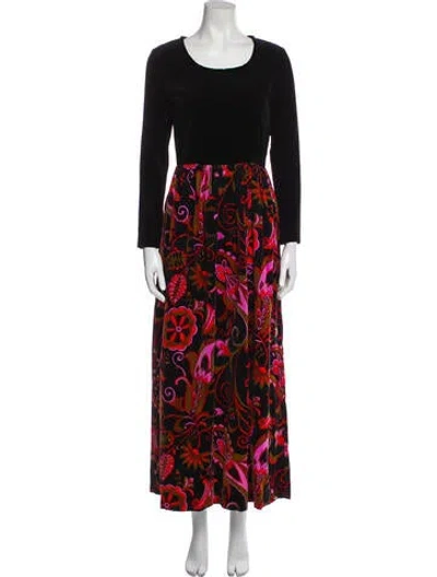 Pre-owned Vintage - Unbranded Vintage Long Dress In Black