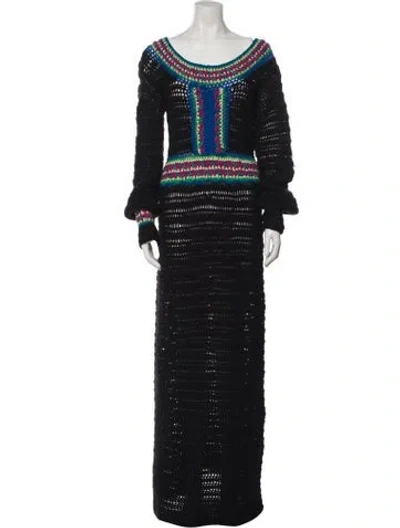 Pre-owned Vintage - Unbranded Vintage Long Dress In Black