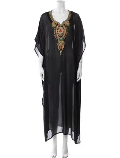 Pre-owned Vintage - Unbranded Vintage Long Dress In Black