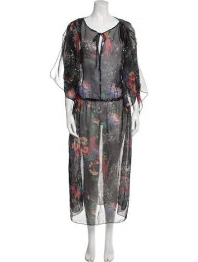 Pre-owned Vintage - Unbranded Vintage Long Dress In Black