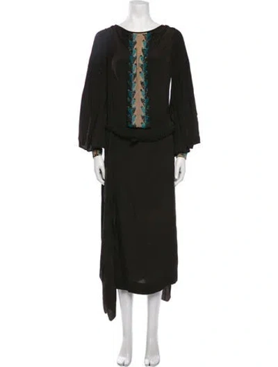 Pre-owned Vintage - Unbranded Vintage Long Dress In Black