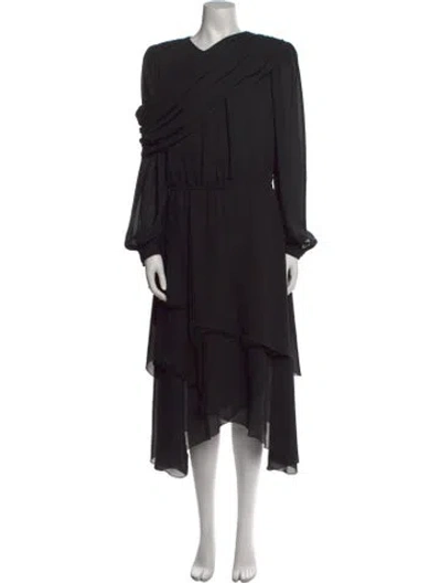 Pre-owned Vintage - Unbranded Vintage Long Dress In Black