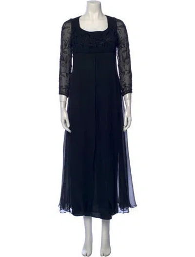 Pre-owned Vintage - Unbranded Vintage Long Dress In Black
