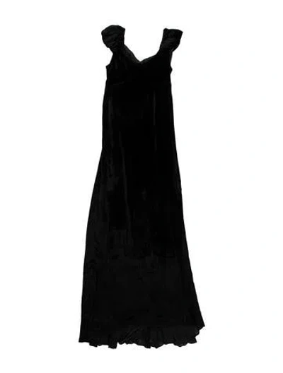 Pre-owned Vintage - Unbranded Vintage Long Dress In Black