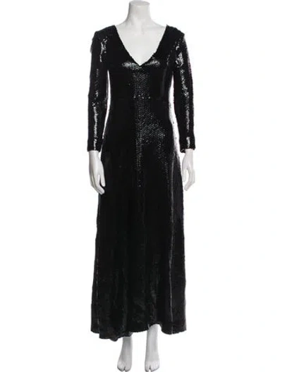 Pre-owned Vintage - Unbranded Vintage Long Dress In Black