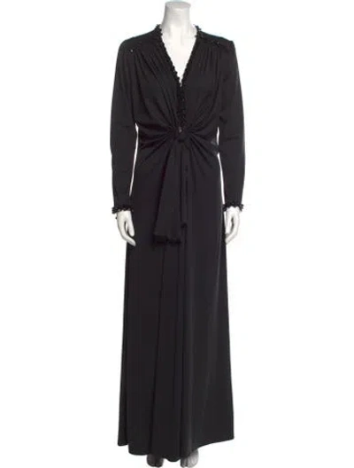 Pre-owned Vintage - Unbranded Vintage Long Dress In Black