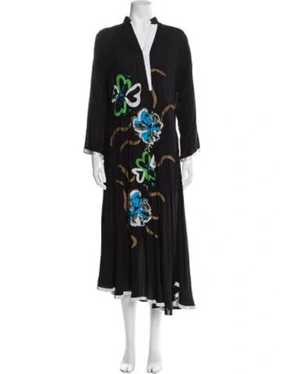 Pre-owned Vintage - Unbranded Vintage Long Dress In Black