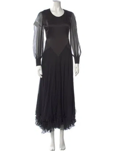 Pre-owned Vintage - Unbranded Vintage Long Dress In Black