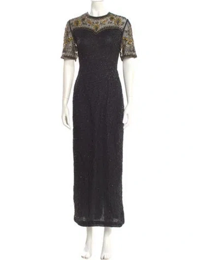 Pre-owned Vintage - Unbranded Vintage Long Dress In Black