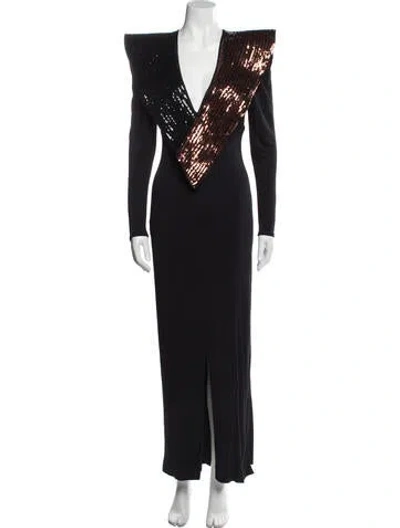 Pre-owned Vintage - Unbranded Vintage Long Dress In Black