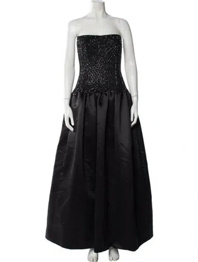 Pre-owned Vintage - Unbranded Vintage Long Dress In Black