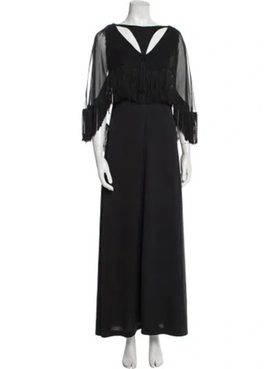 Pre-owned Vintage - Unbranded Vintage Long Dress In Black