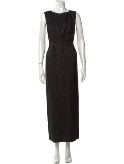 Pre-owned Vintage - Unbranded Vintage Long Dress In Black