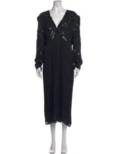 Pre-owned Vintage - Unbranded Vintage Long Dress In Black