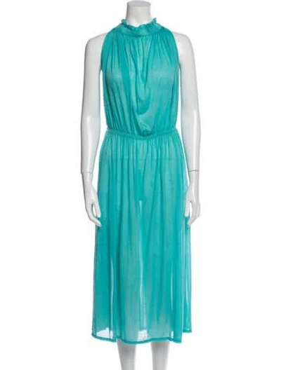 Pre-owned Vintage - Unbranded Vintage Long Dress In Blue