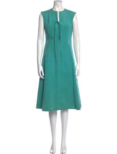 Pre-owned Vintage - Unbranded Vintage Long Dress In Blue