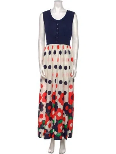 Pre-owned Vintage - Unbranded Vintage Long Dress In Blue