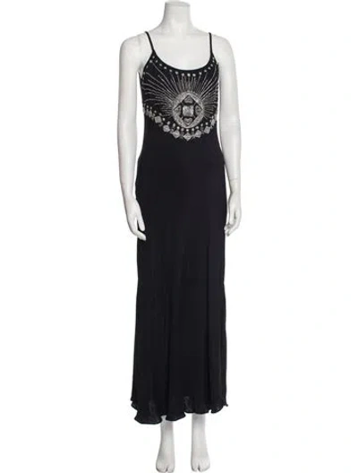 Pre-owned Vintage - Unbranded Vintage Long Dress In Blue