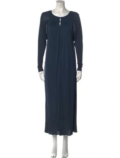 Pre-owned Vintage - Unbranded Vintage Long Dress In Blue