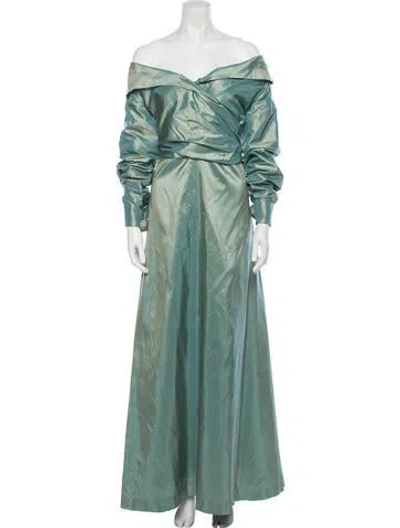 Pre-owned Vintage - Unbranded Vintage Long Dress In Blue