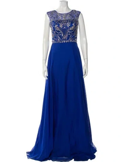 Pre-owned Vintage - Unbranded Vintage Long Dress In Blue