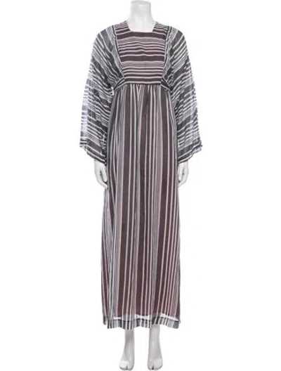 Pre-owned Vintage - Unbranded Vintage Long Dress In Gray