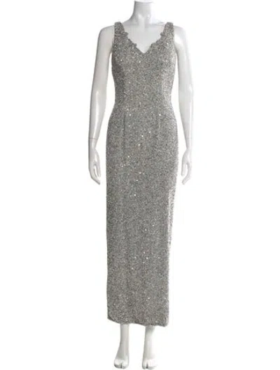 Pre-owned Vintage - Unbranded Vintage Long Dress In Gray