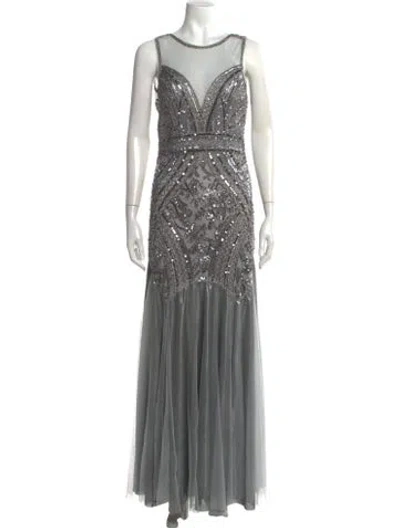 Pre-owned Vintage - Unbranded Vintage Long Dress In Gray