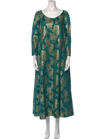 Pre-owned Vintage - Unbranded Vintage Long Dress In Green