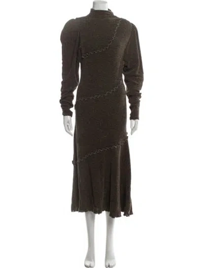 Pre-owned Vintage - Unbranded Vintage Long Dress In Green